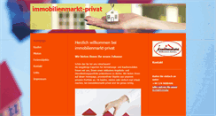 Desktop Screenshot of immobilienmarkt-privat.de