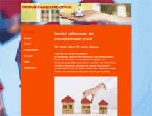 Tablet Screenshot of immobilienmarkt-privat.de